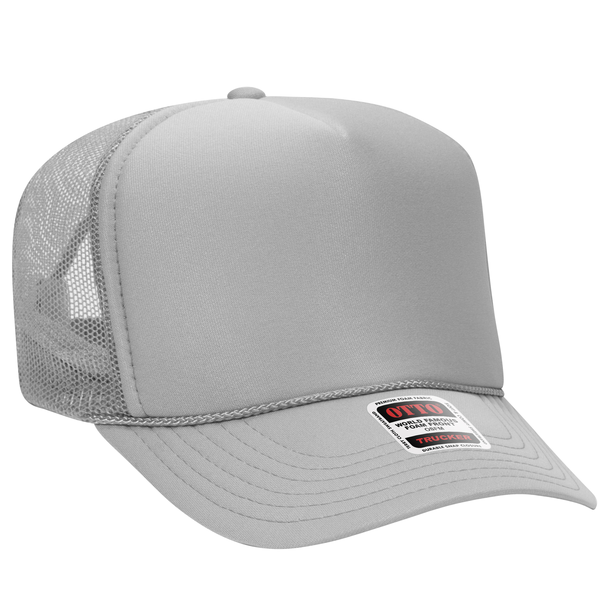 OTTO CAP® 5 Panel High Crown Mesh Back Trucker Hat 103