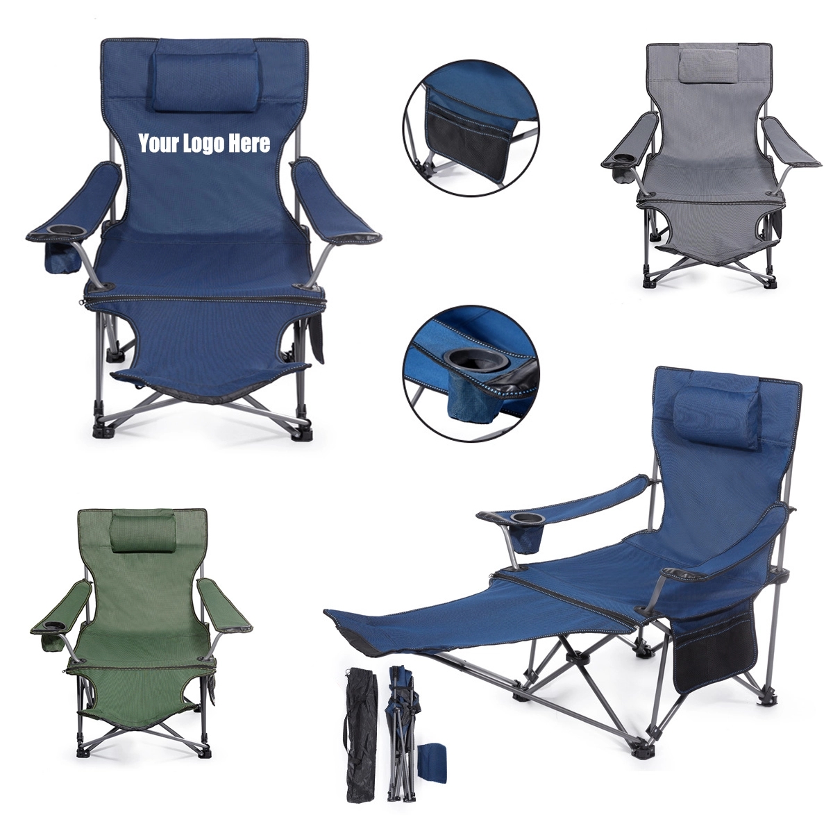 2 In 1 Folding Camping Chair 2