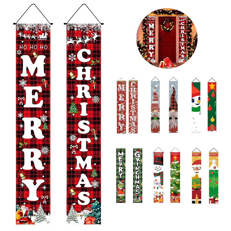 Merry Christmas Door Banner Decoration 1