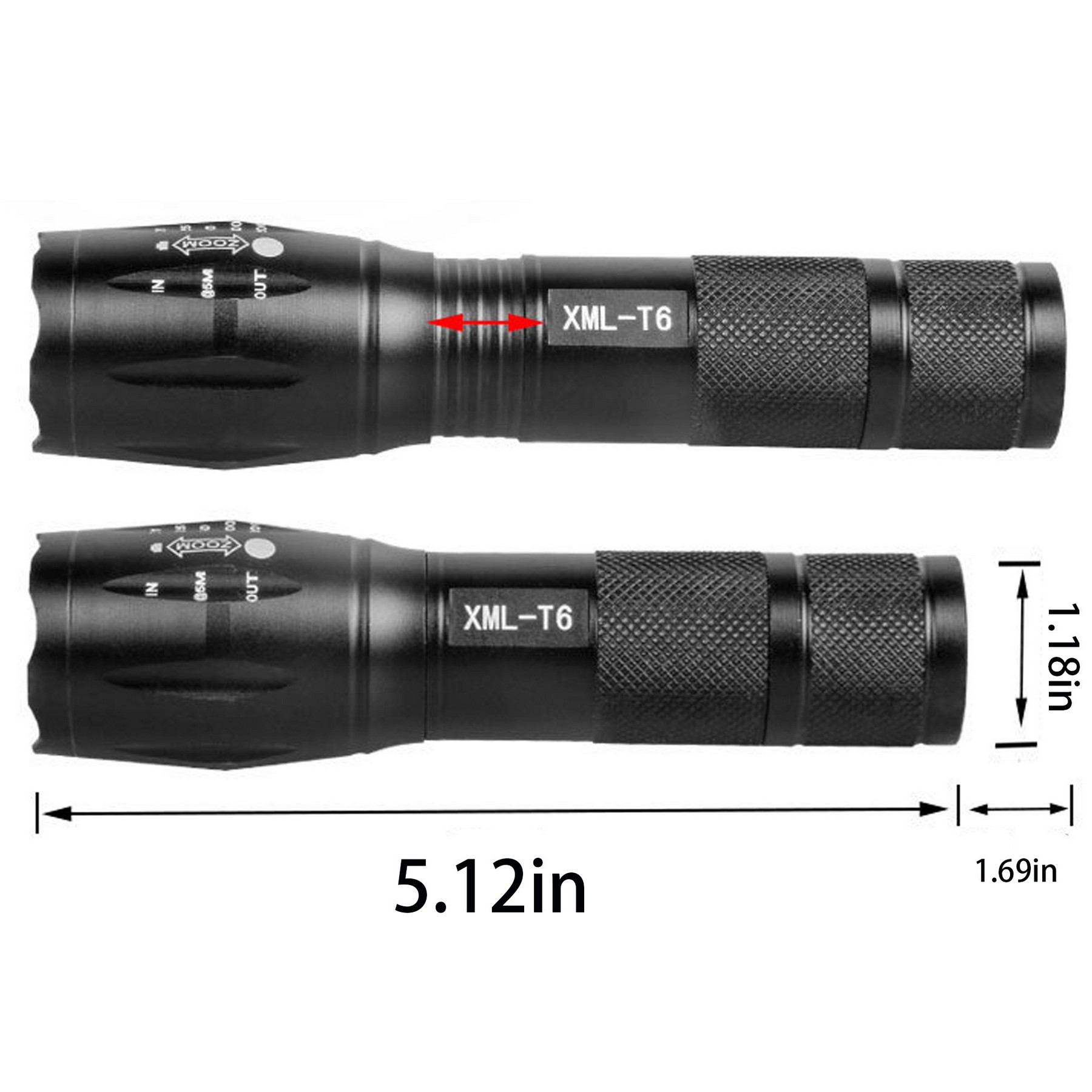 LED Strong Light Flashlight 2