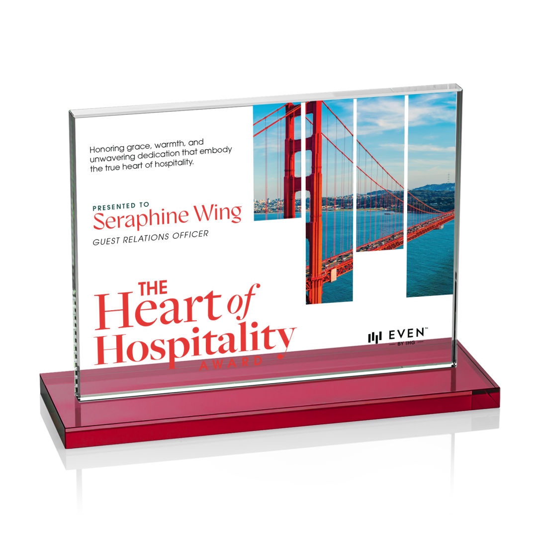 Emperor VividPrint™ Award - Red (Horiz) 7
