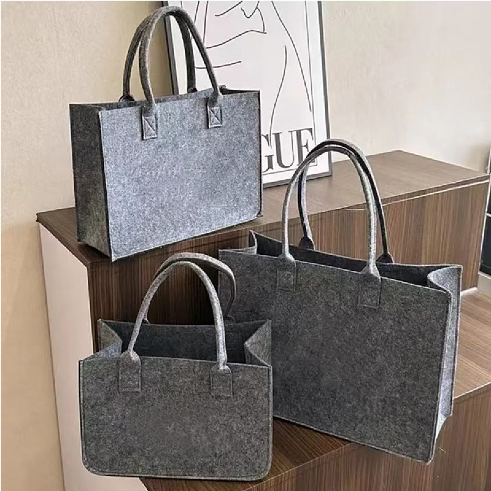 Felt Tote Bag 4