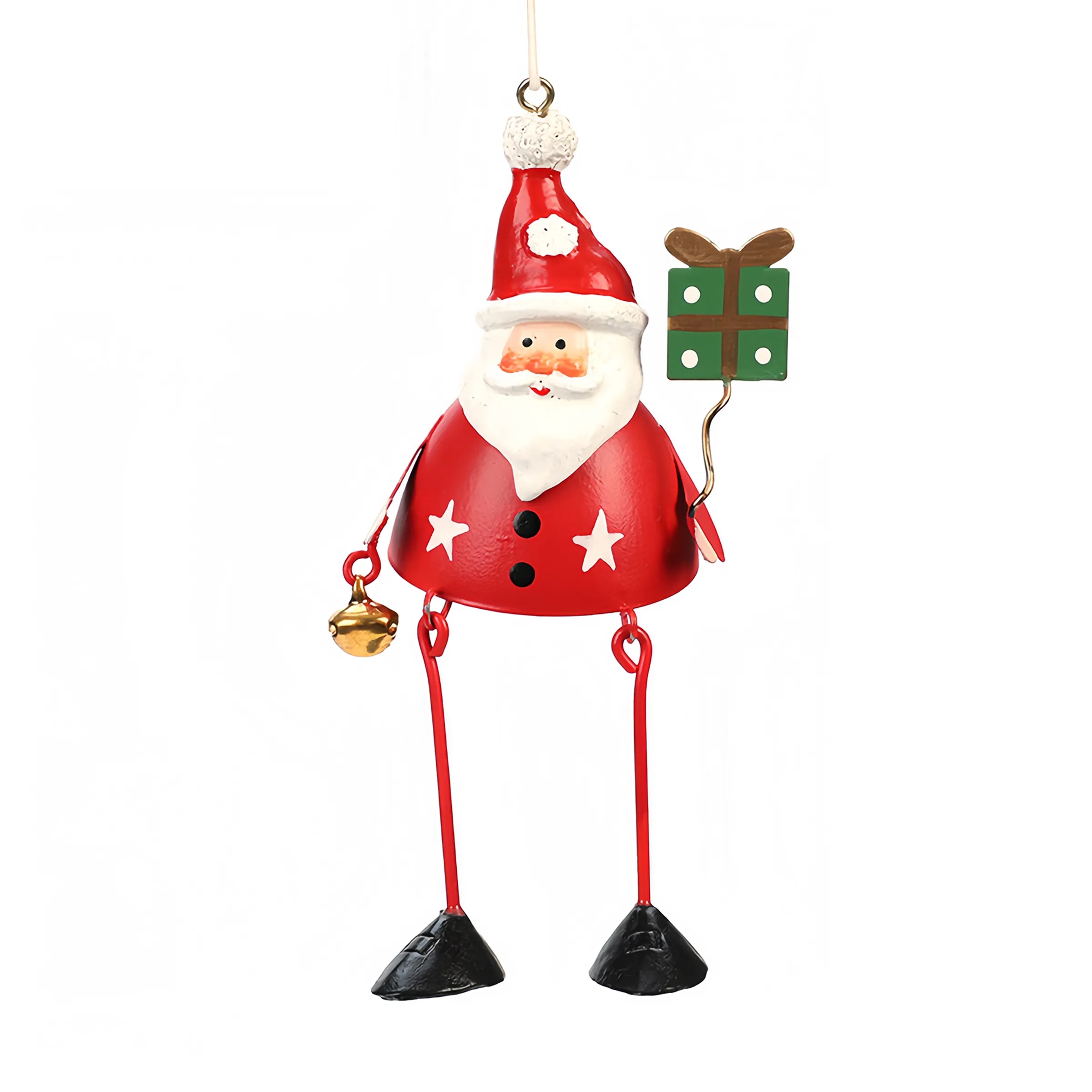 Iron Christmas Tree Santa Claus Ornament 3