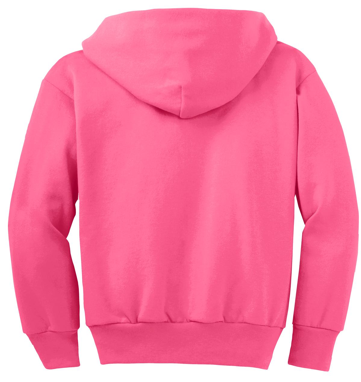 Port & Company® Youth Core Fleece Full-Zip Hooded Sweatshirt 14