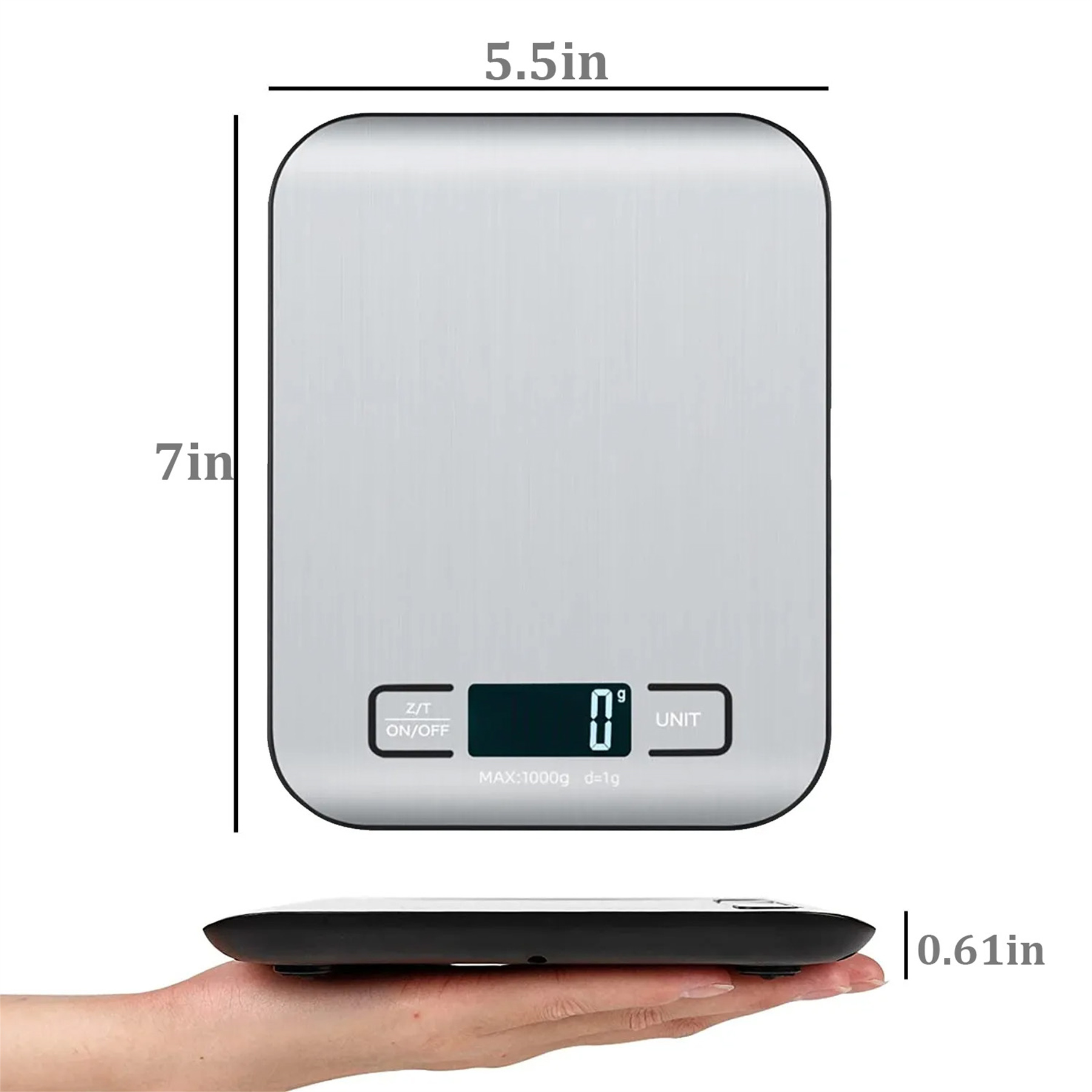 LCD Display Food Scale 5