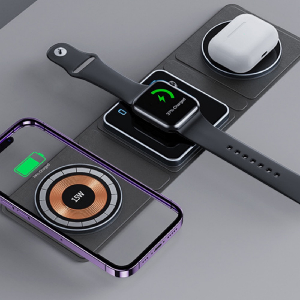Clear Coil Foldable Wireless Magpad 9