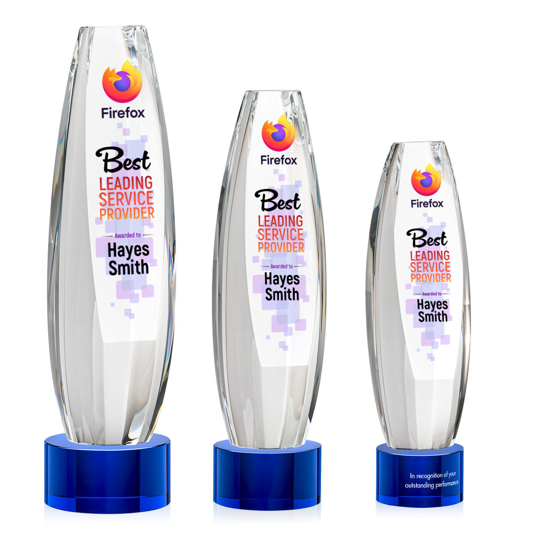 Hoover VividPrint™ Award on Marvel Base - Blue 5