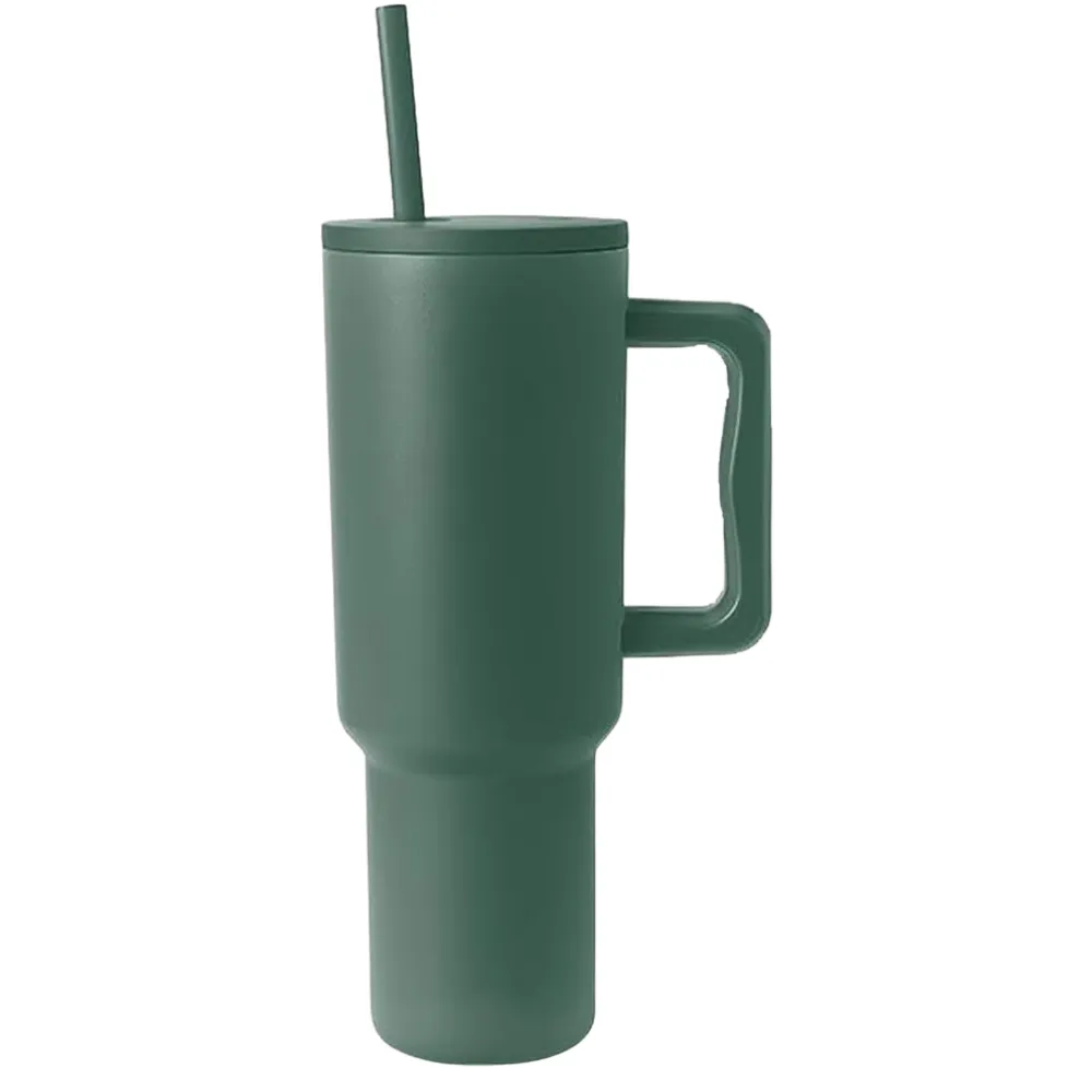40oz. Minimalist Tumbler with Handle and Straw 8