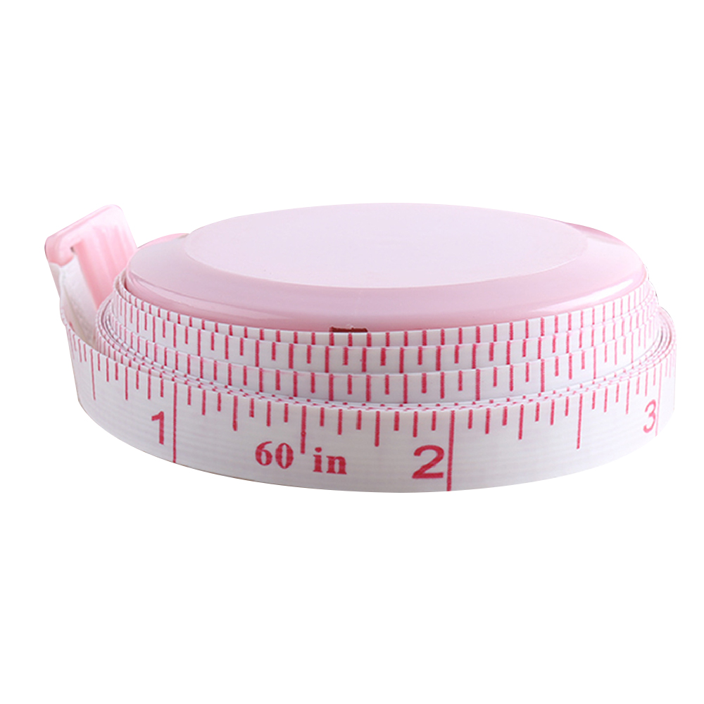 Automatic retractable 1.5m 60 inch white tape measure 7