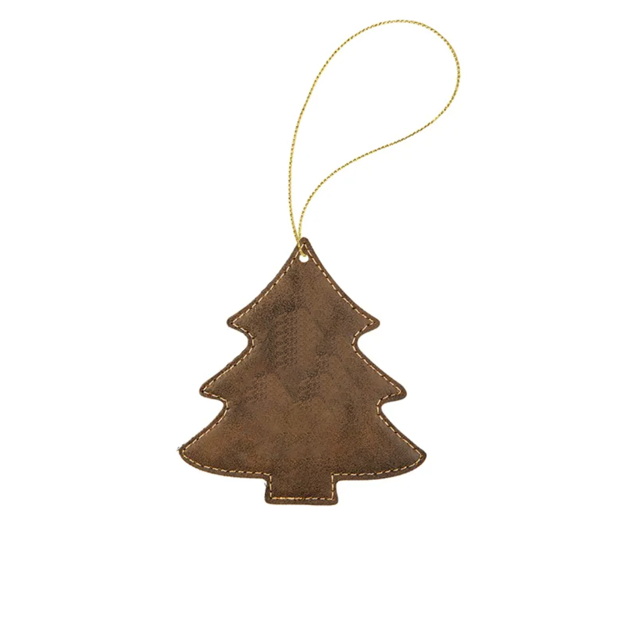 Leather Christmas Tree Shaped Hanging Ornament 10