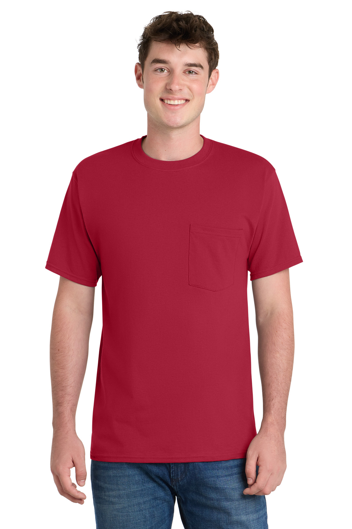 Port & Co Tall Essential Pocket Tee. PC61PT 165