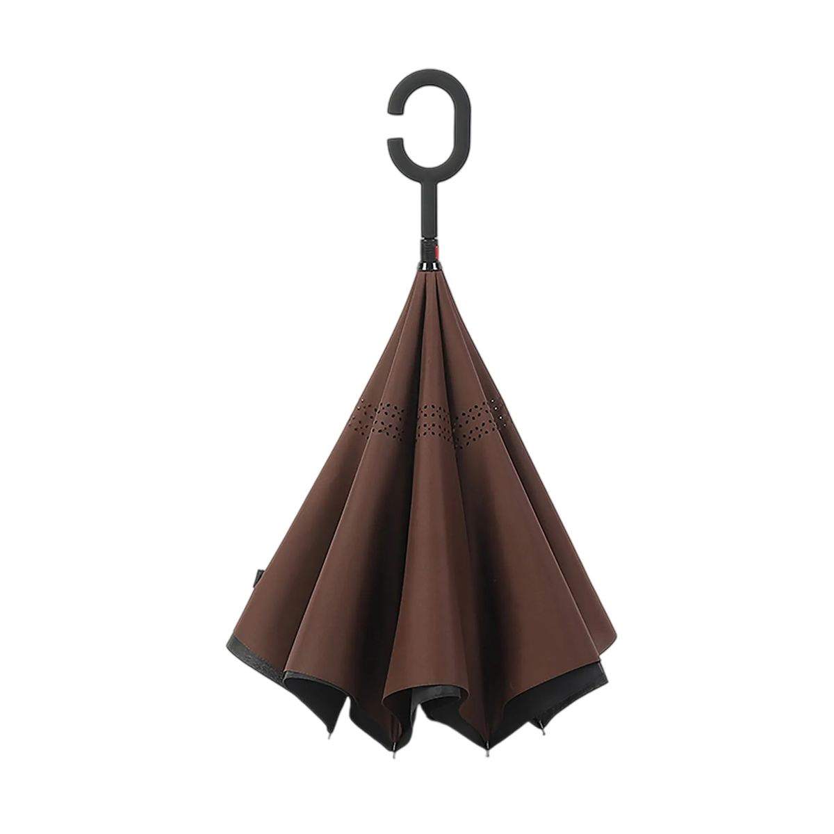 Durable Pongee Inversion Umbrella with Fiberglass Frame 11