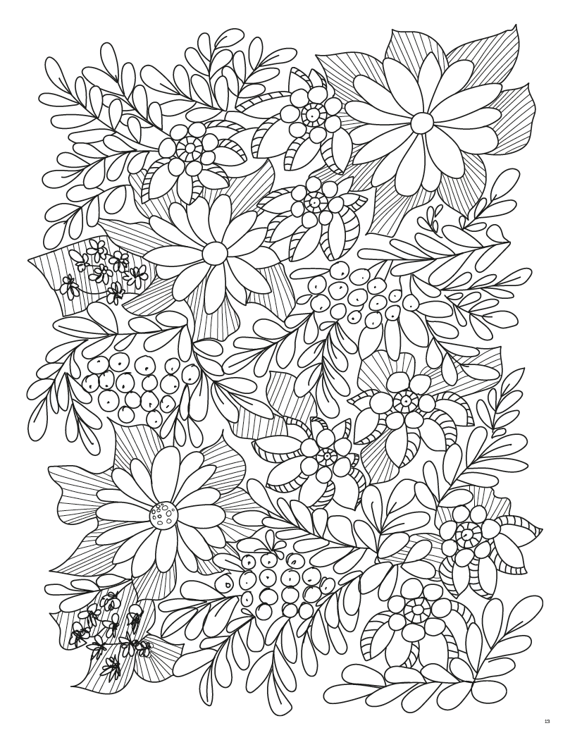 Good Value™ Adult Coloring Book Planner 55