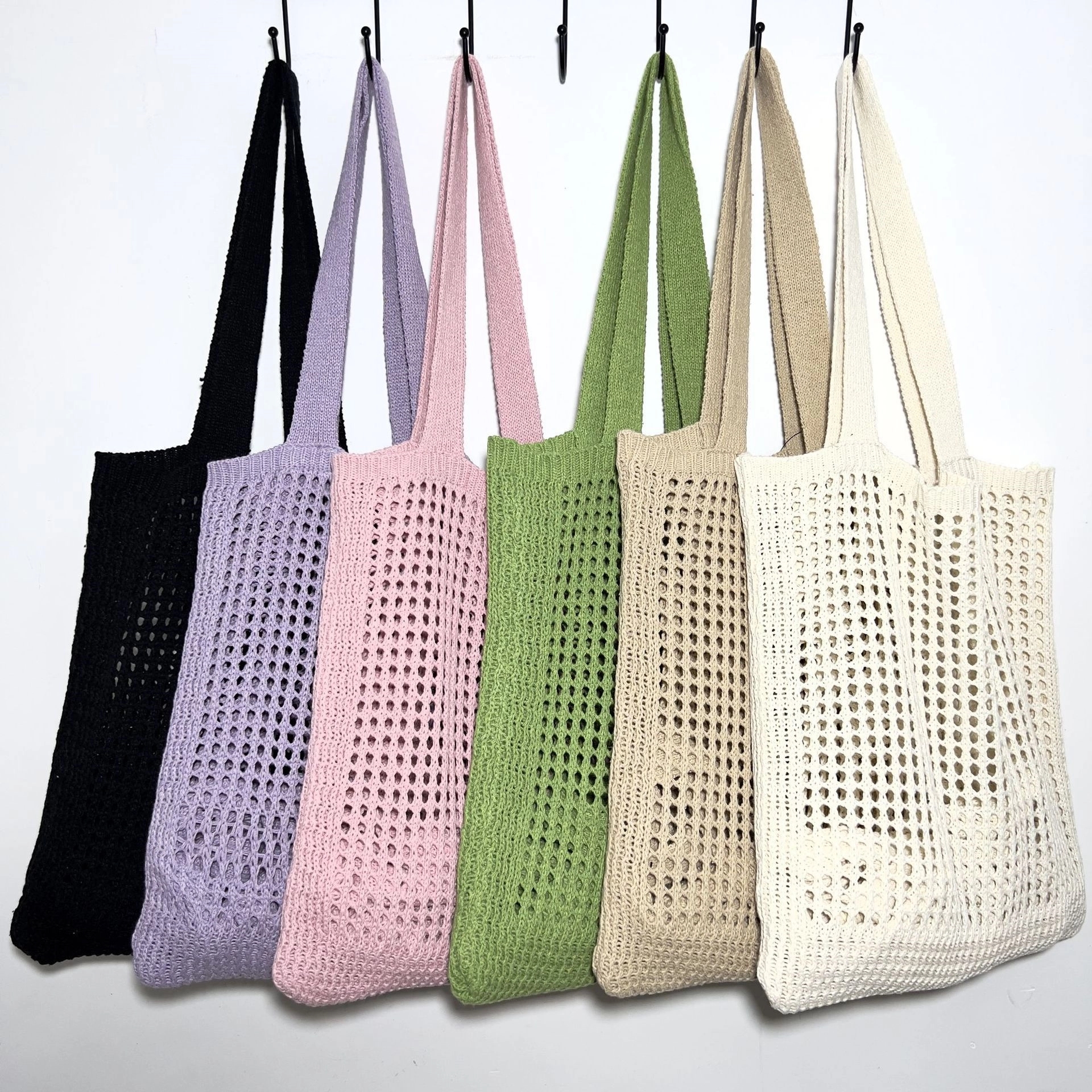 Hollow Knitted Shoulder Bags Women Handbag Summer 3