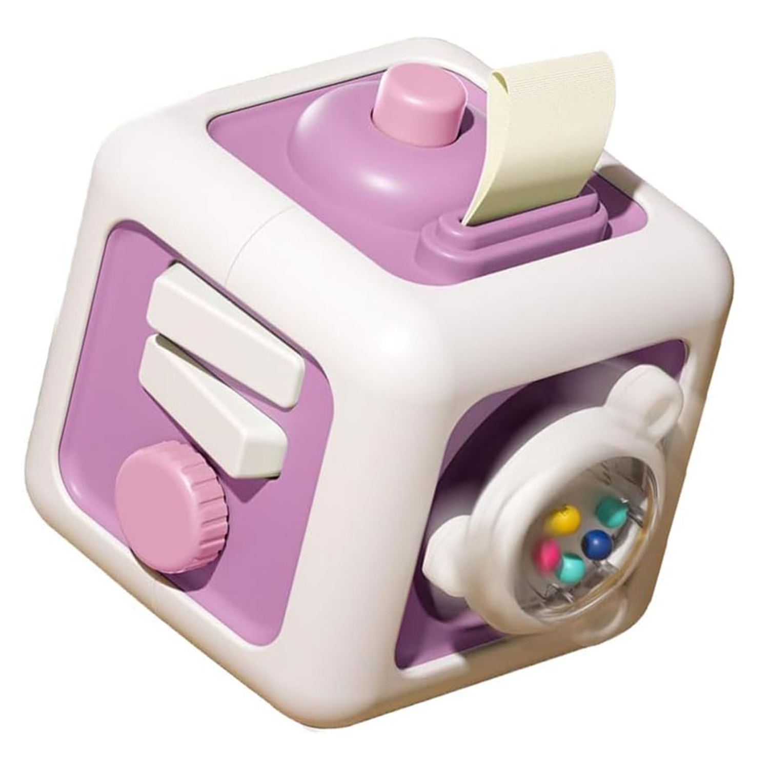 Baby 6 in 1 Sensory Busy Cube Toys 5