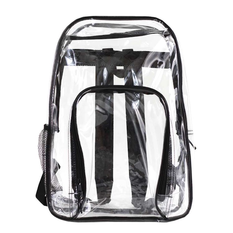 BigBox Clear Backpacks Black Trim 17" 1