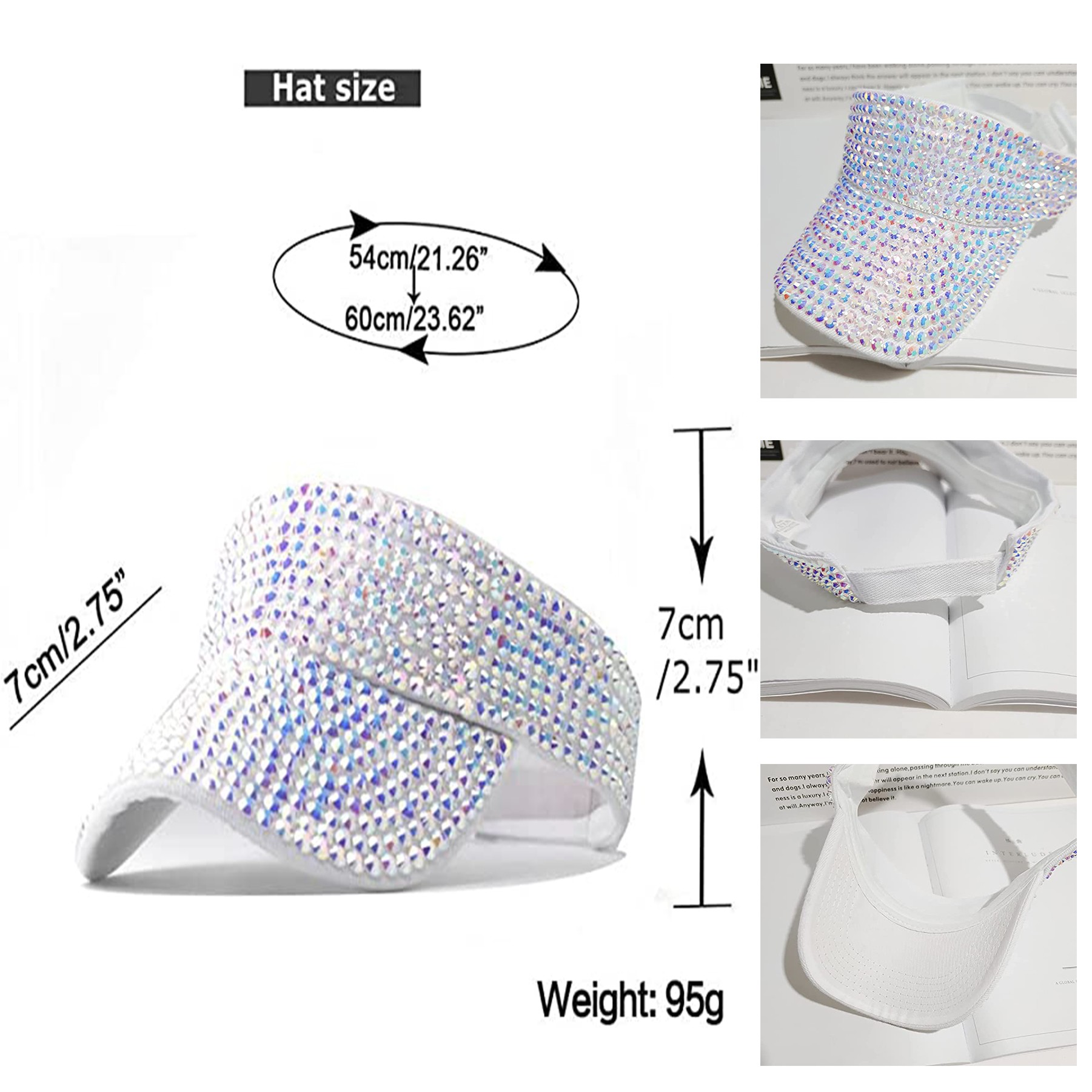 Unisex Sun Visor Hat 3