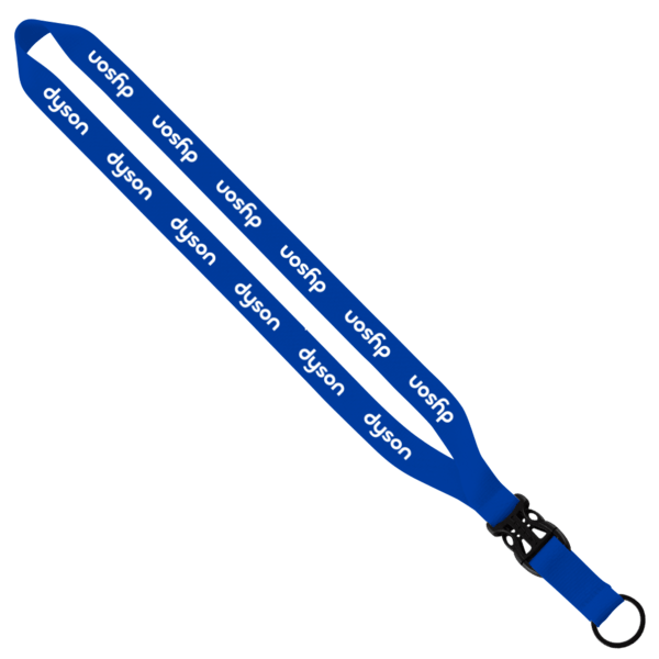 3/4" Polyester Lanyard with Slide Buckle Release & Split-Ring 41