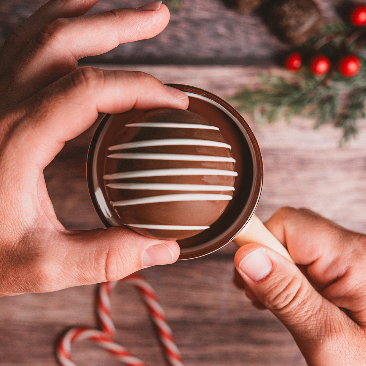 Milk Chocolate Beverage Bomb 3
