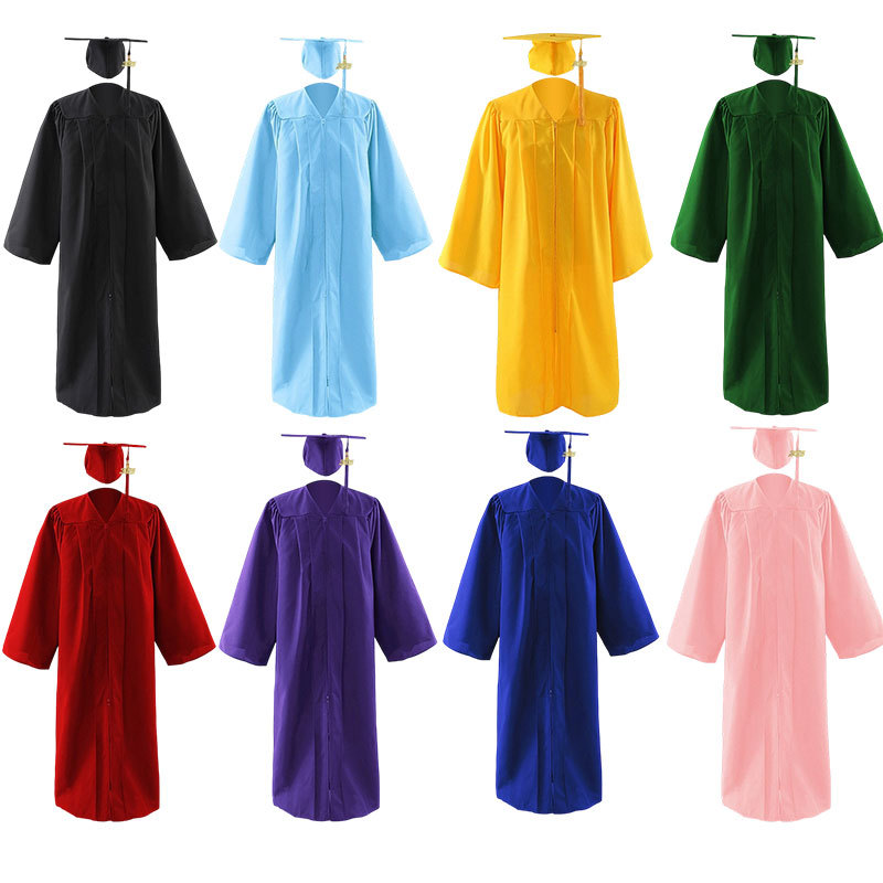 Graduation Gown with Cap and Tassel Set 7