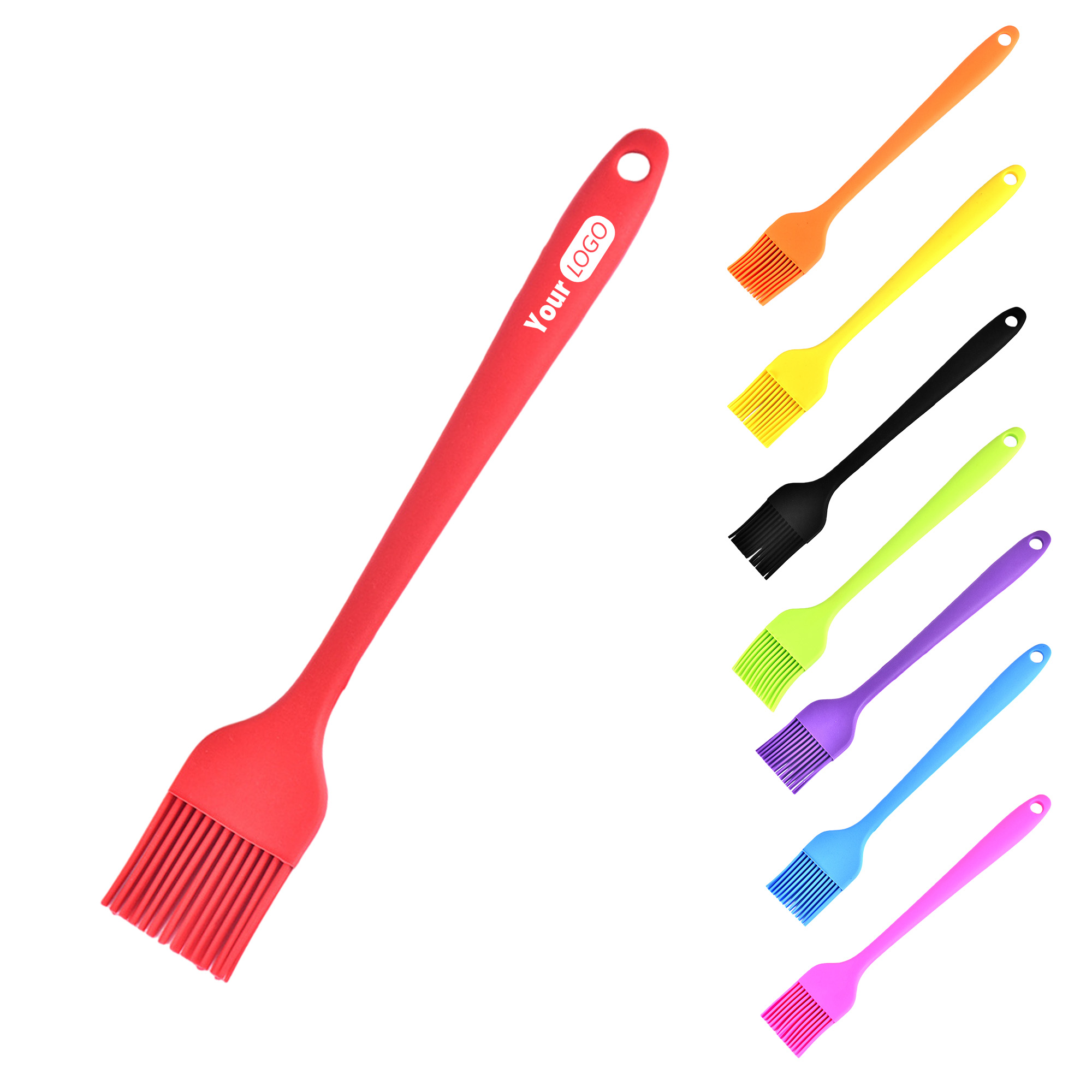 Custom Logo Silicone Oil Brush 6
