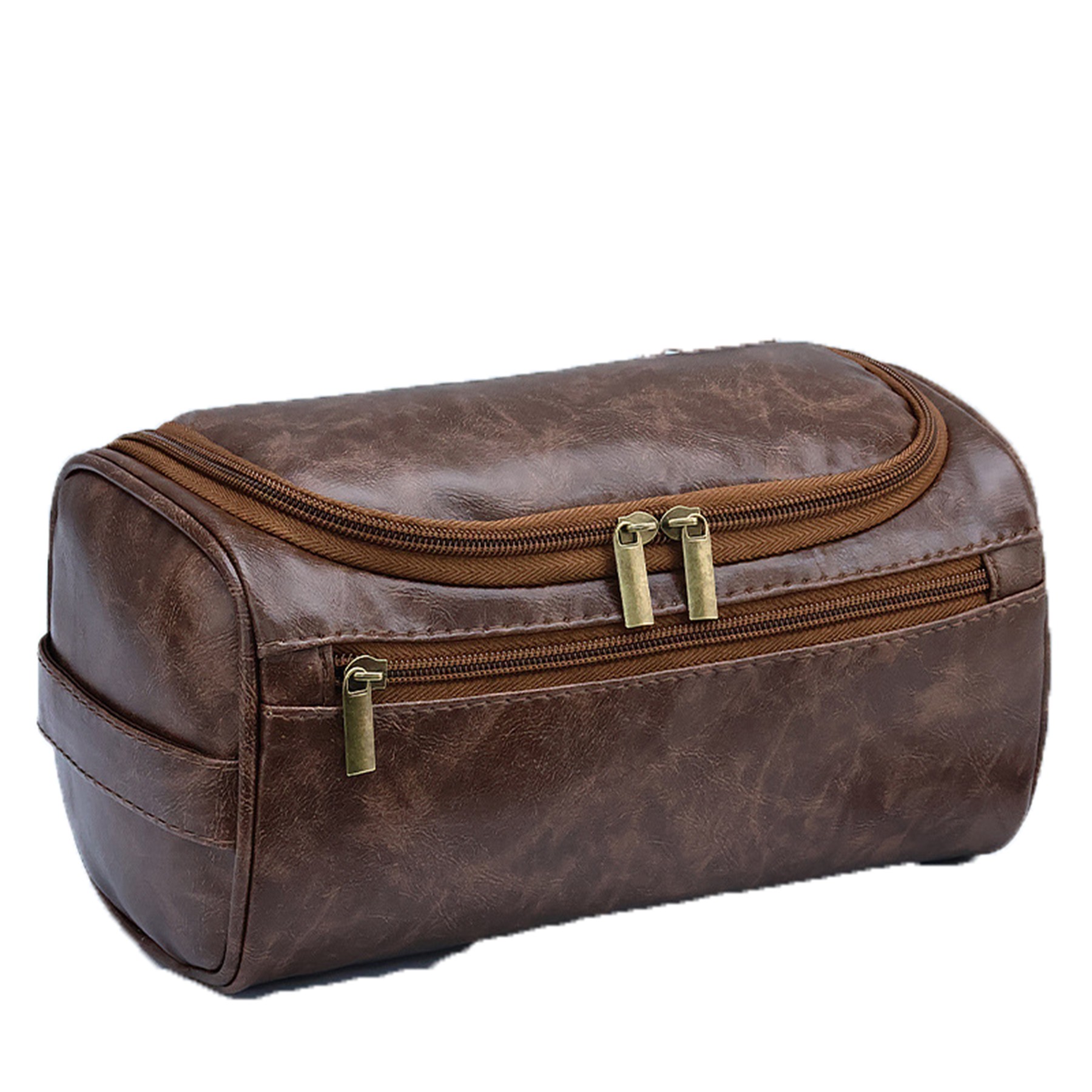 Handcrafted Premium Leather Toiletry Bag 5