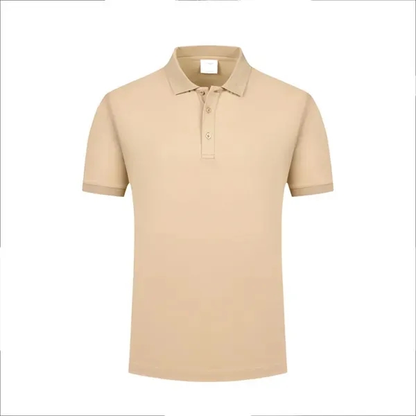 Short Sleeve Cotton Polo Shirt in Mercerized Fabric 8