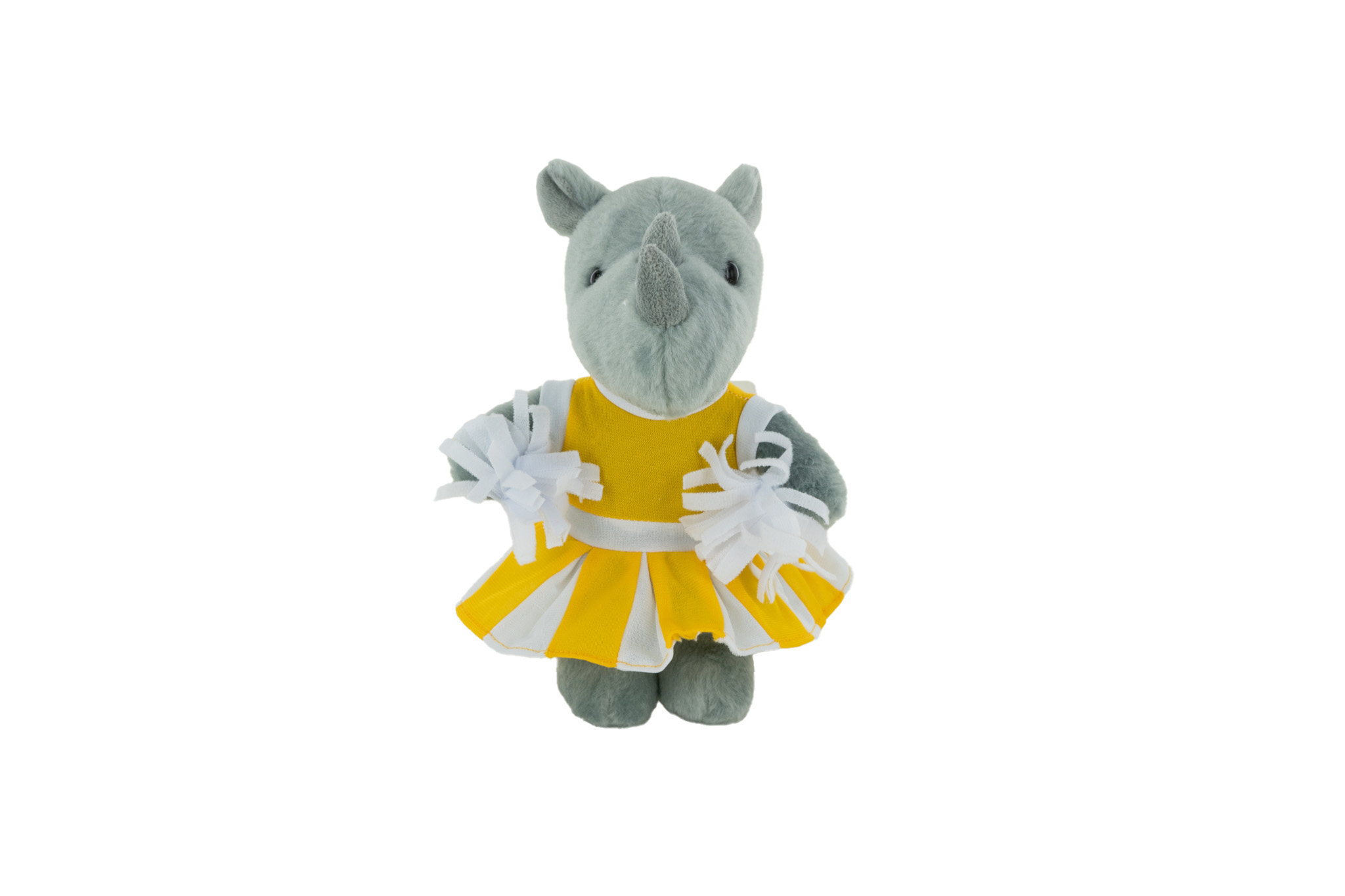 Plush Rhino with Cheerleader Outfit 8