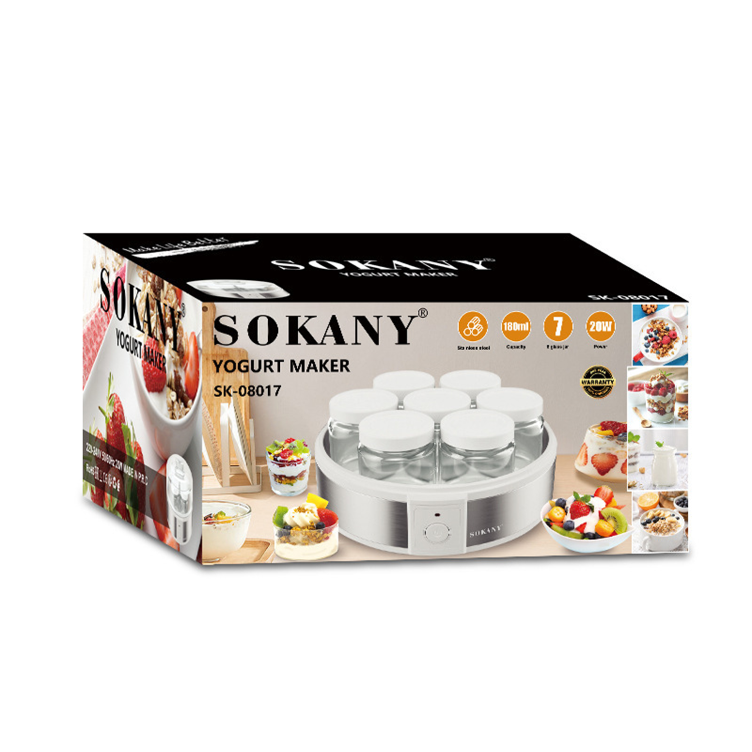 Homemade Yogurt Maker Machine w/ 7 cups 4