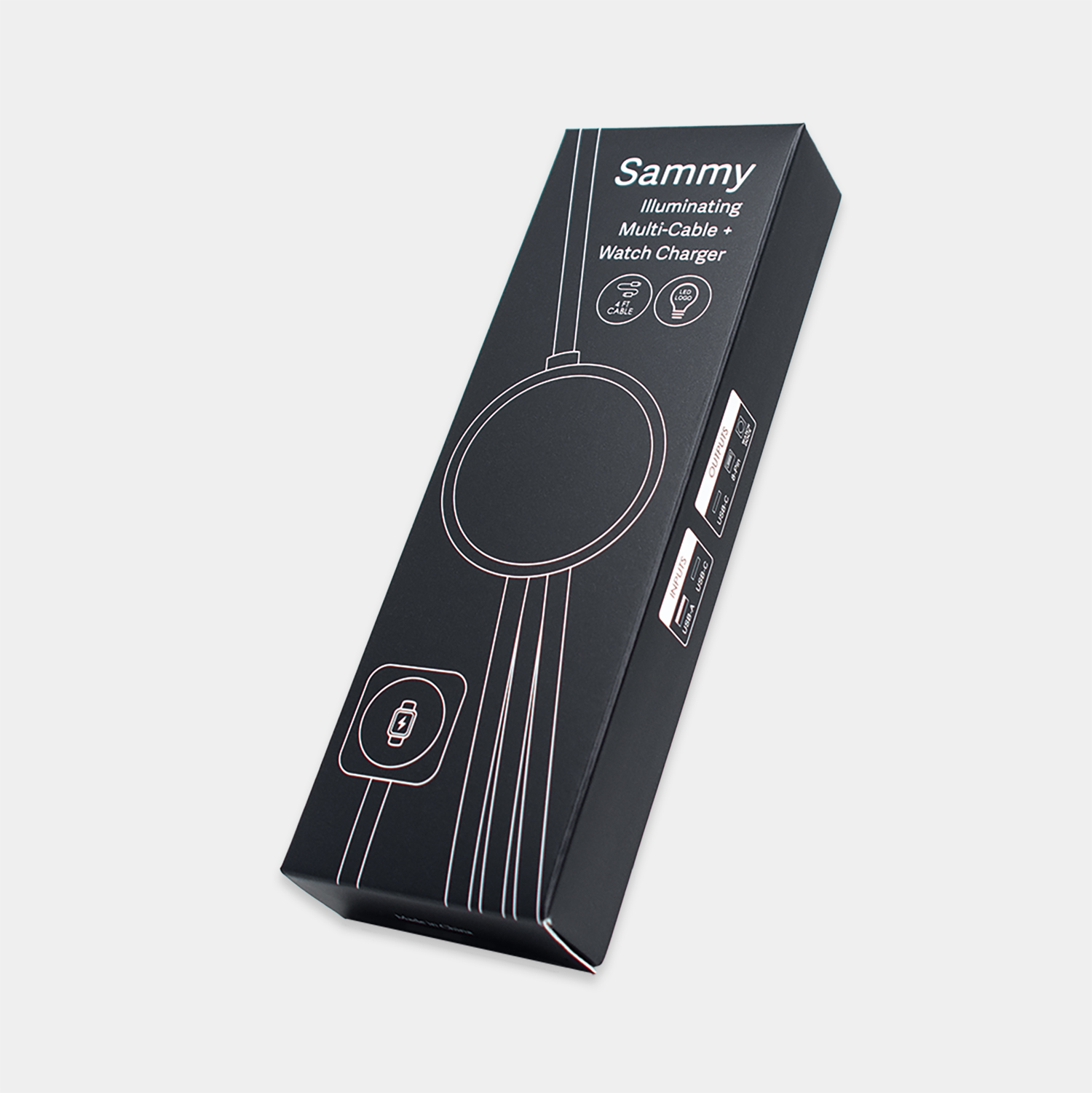 Sammy LED Multi Cable Featuring Apple Watch Dock