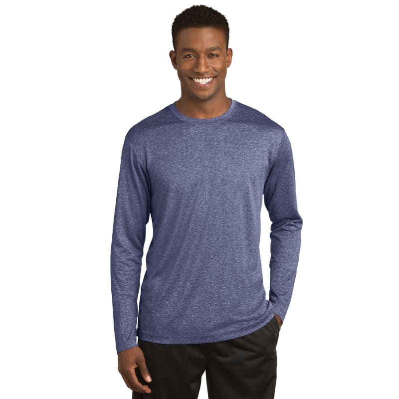 Sport-Tek Long Sleeve Heather Contender Tee. 2