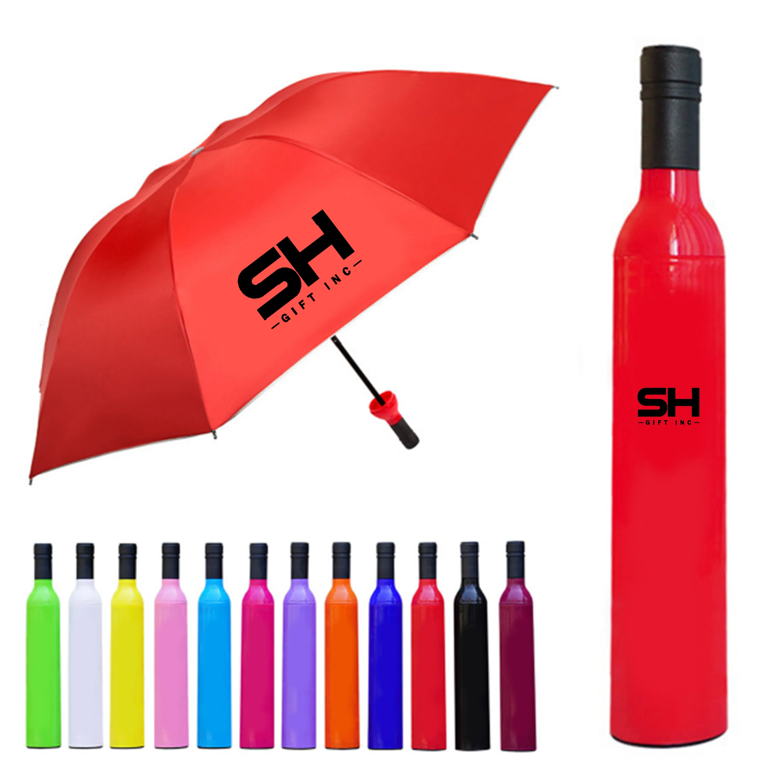 Sports Golf Portable Car Bottle Umbrellas 1