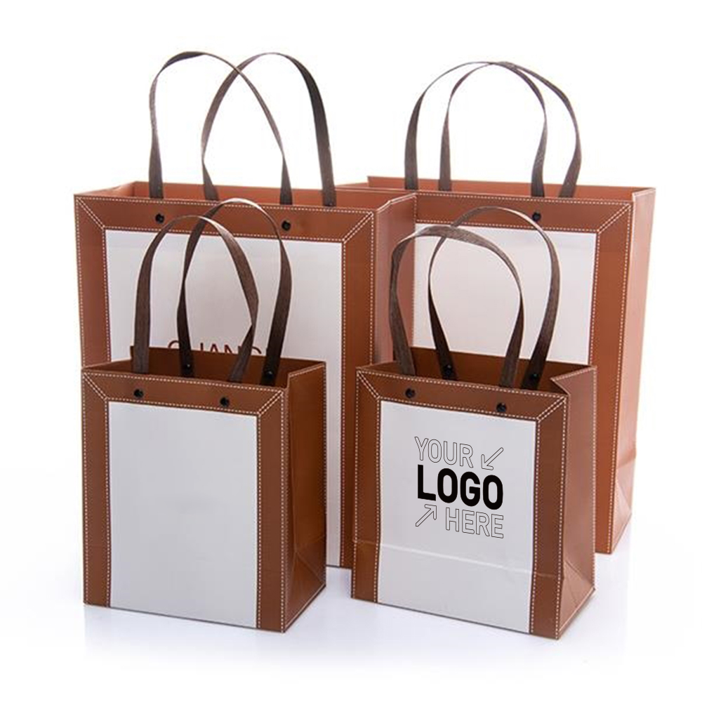 Custom Shopping Paper Ribbon Gift Sale Tote Bag 4