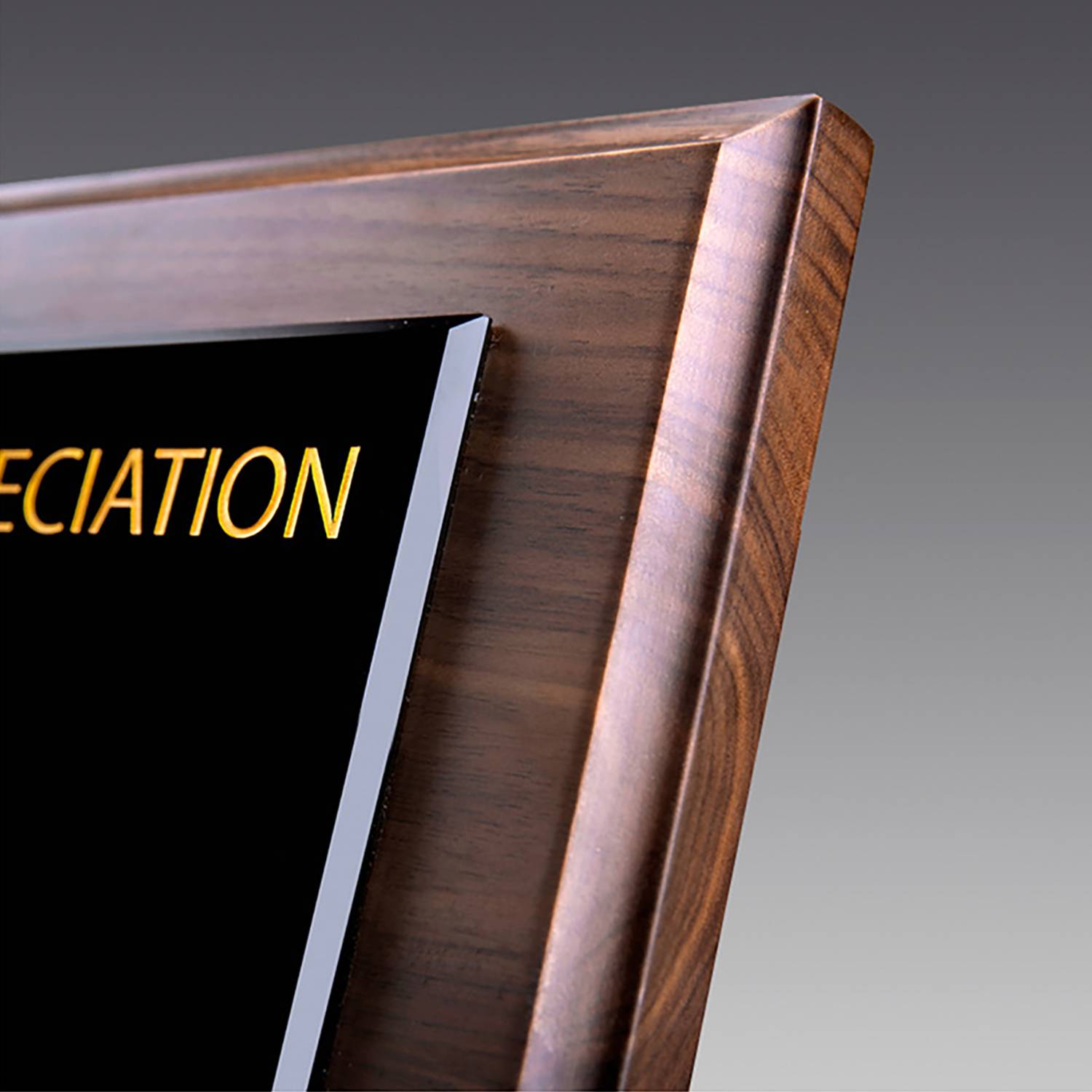 Durable Black Walnut Medal Display Piece 3