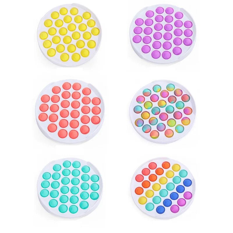 Round Push Bubble Sensory Fidget Toy 4