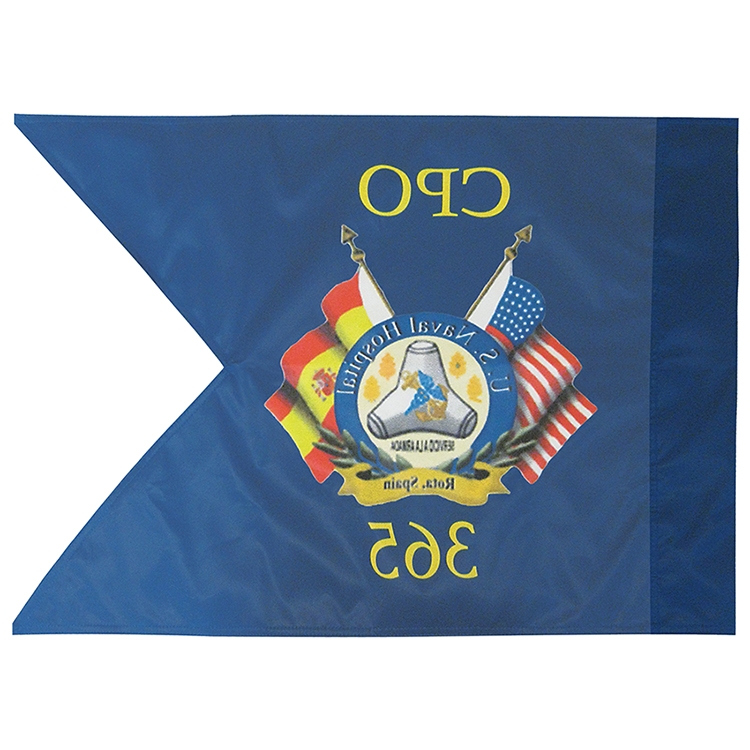 20" X 27.75" Custom Single Reverse Digitally Printed Military Guidon Flag 2