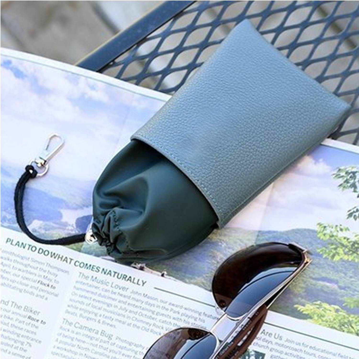 PU Leather Sunglasses Pouch 4