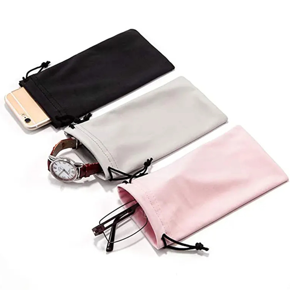 Microfiber Pouch With Two Drawstrings 3