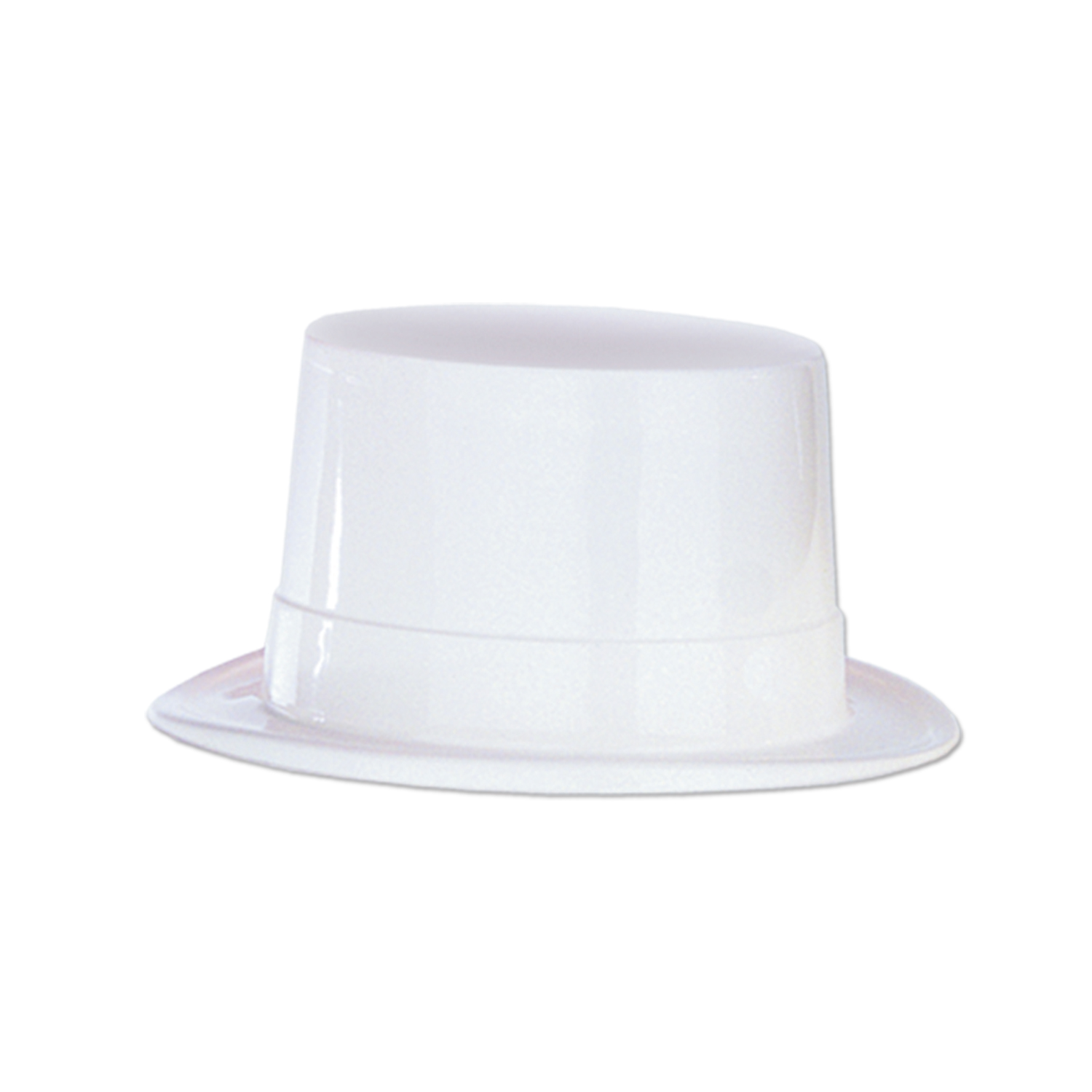 White Plastic Topper Hat