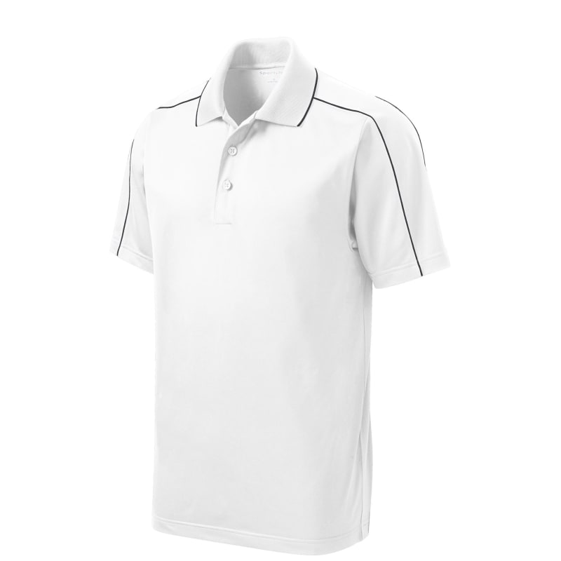 Sport-Tek Micropique Sport-Wick Piped Polo. 35