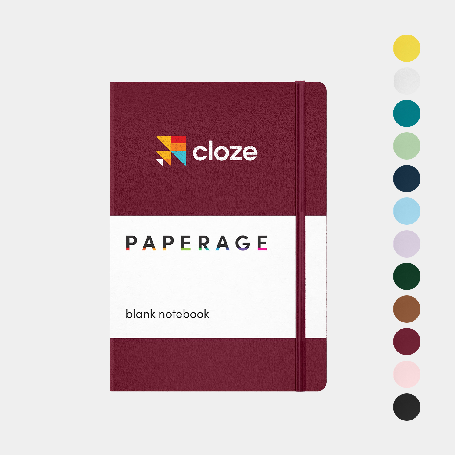 PAPERAGE® Leather Hard Cover Journal with 160 Pages and Inner Pocket Features 3