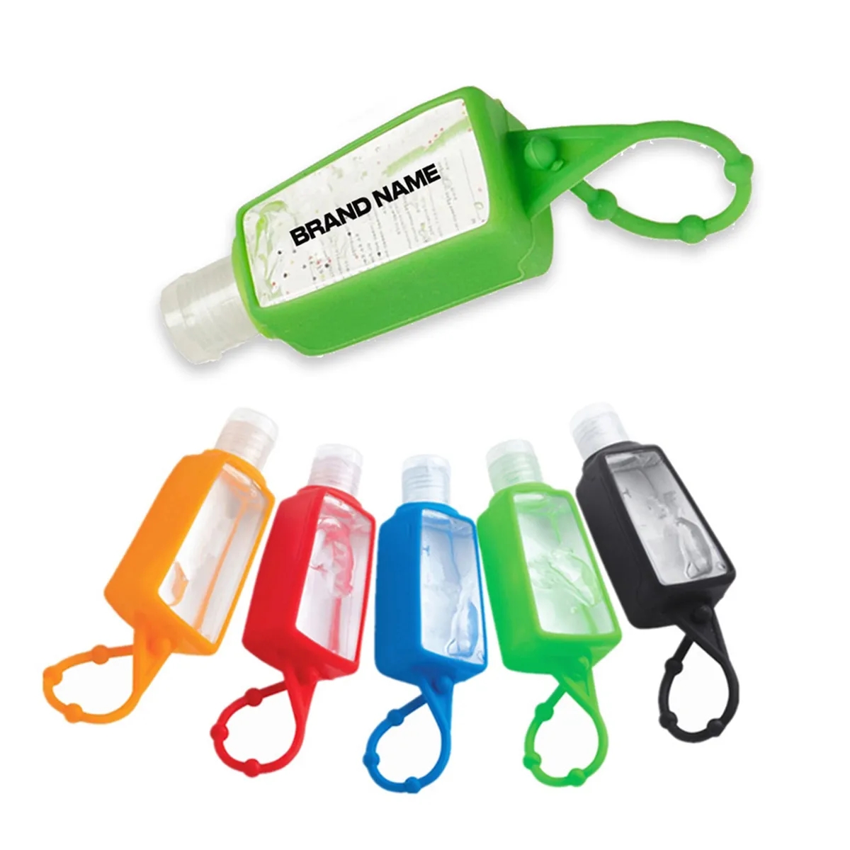 1 Oz Hand Sanitizer Gel With Adjustable Silicone Holder 5