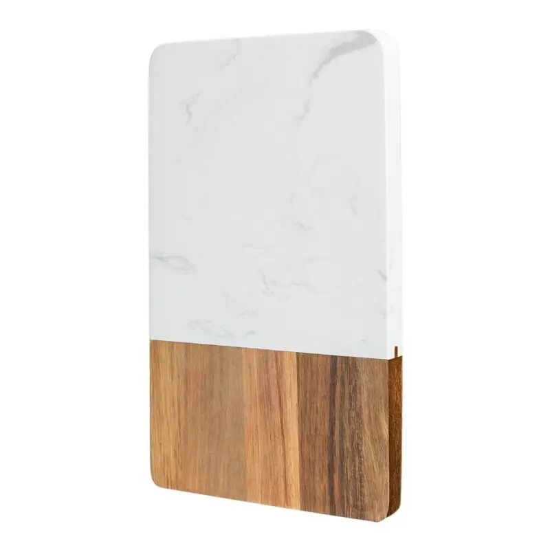 Custom Marble & Acacia Cutting Board & Coaster 2