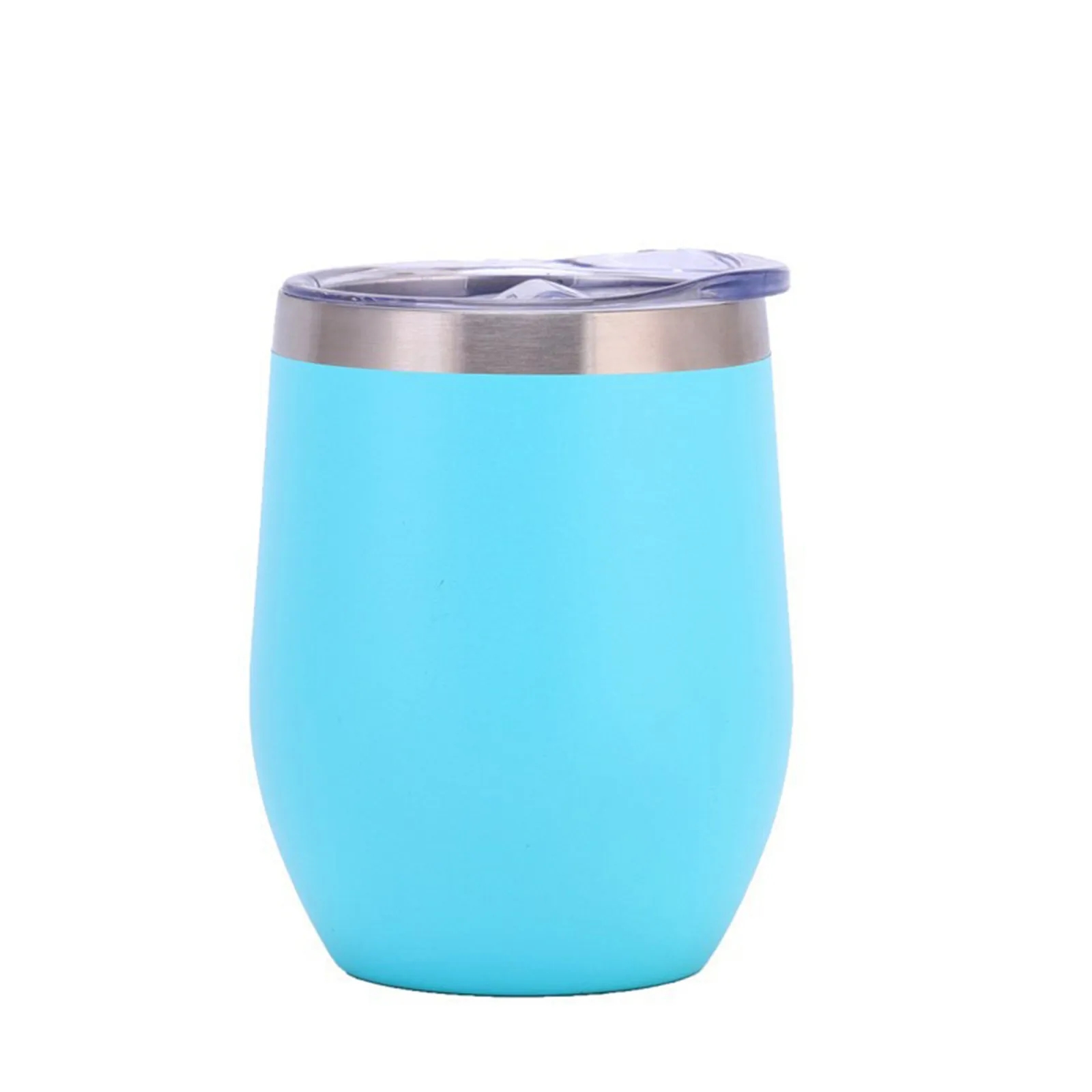 12oz Stainless Steel Wine Tumbler with Lid 7