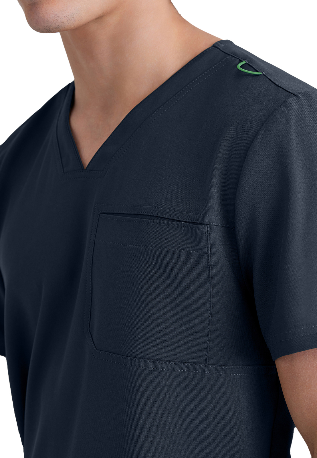 Grey's Anatomy Evolve Stretch - Men's One-Pocket V-Neck Journey Scrub Top 21