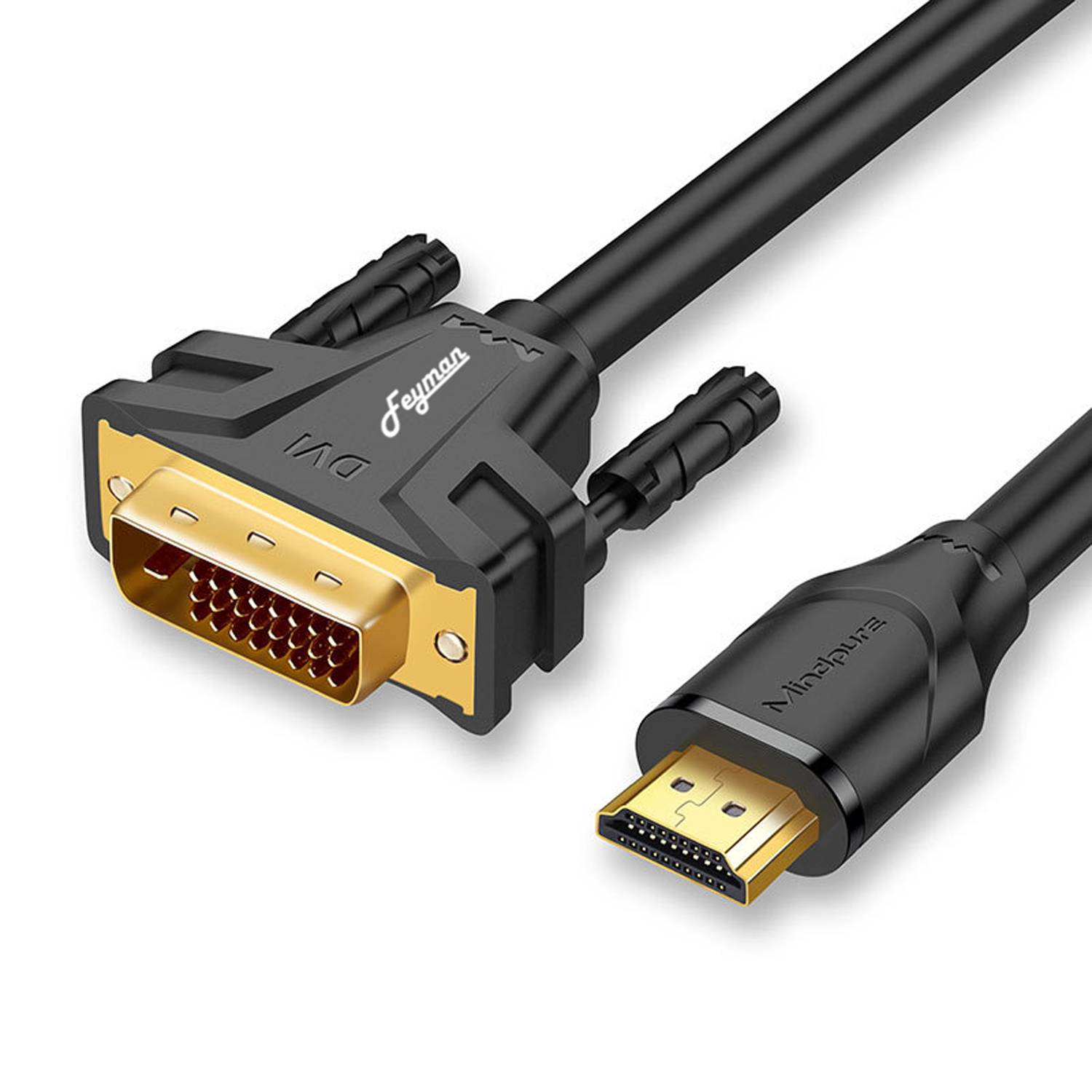 HDMI to DVI Display Conversion Cable High Definition 6