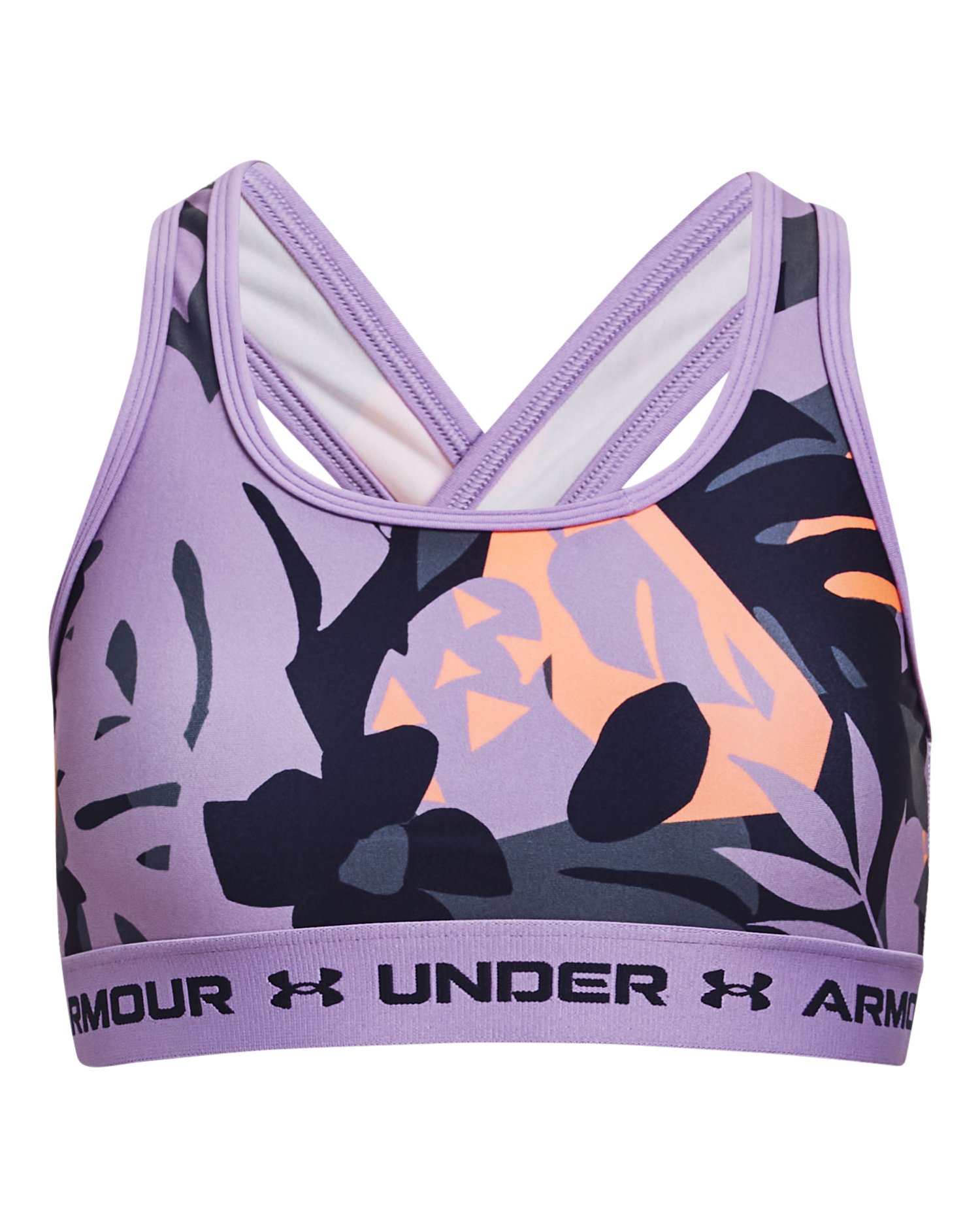 UA Crossback Printed Girls' Sports Bra 8