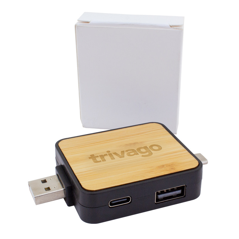 Portable Hub with Type-C Recycled ABS 9
