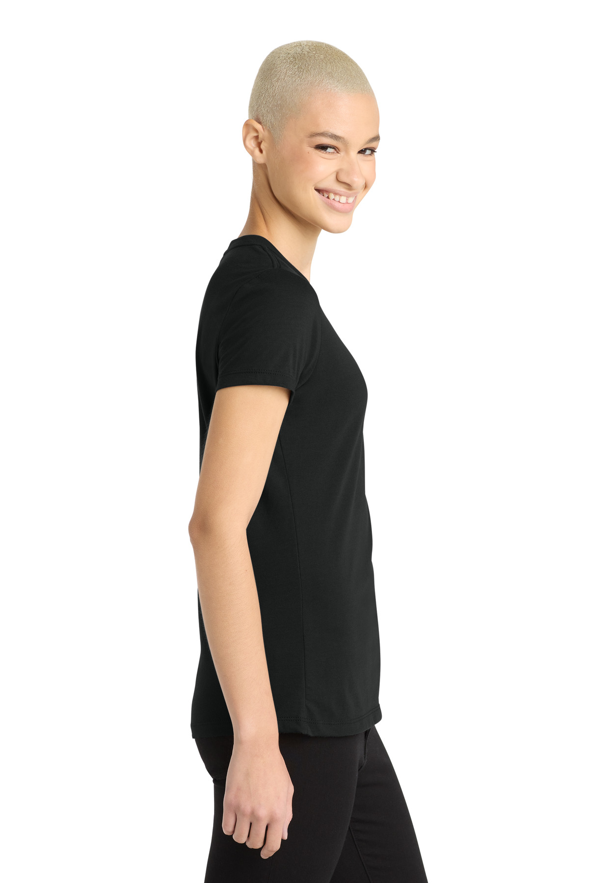 District Women's Perfect Blend CVC Tee. DM108L 59