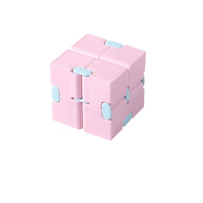 Bekreator Cute Mini Infinity Cube Fidget Toy for Kids Adults 4